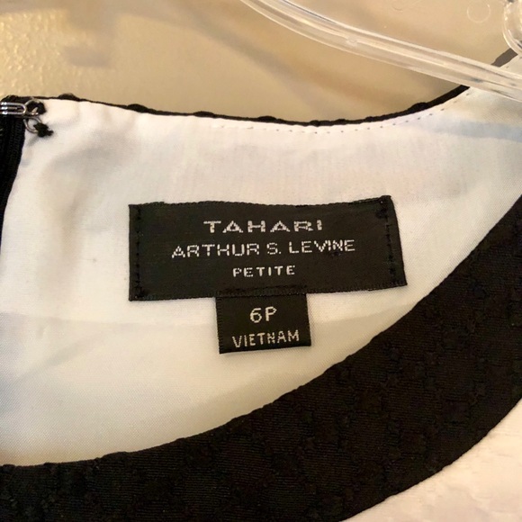 TAHARI black and white business casual dress - Picture 2 of 4
